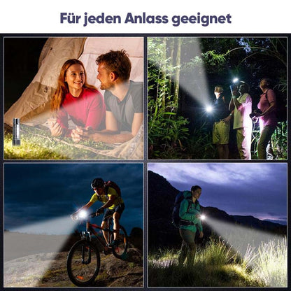 Avelena | Ultrahelle Taschenlampe mit weißem Laser und großer Reichweite