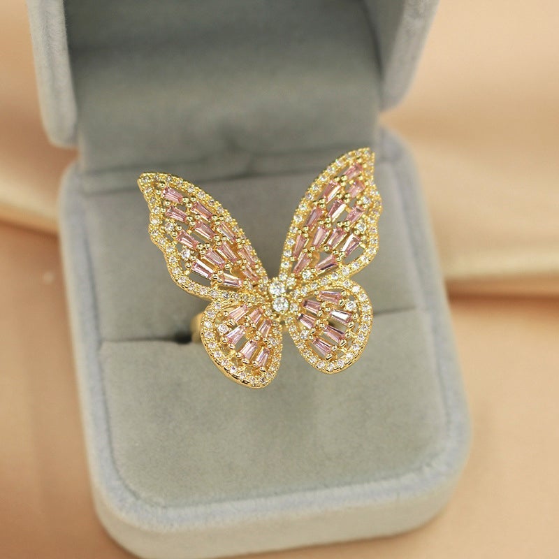 Avelena | Ziron Schmetterling Ring