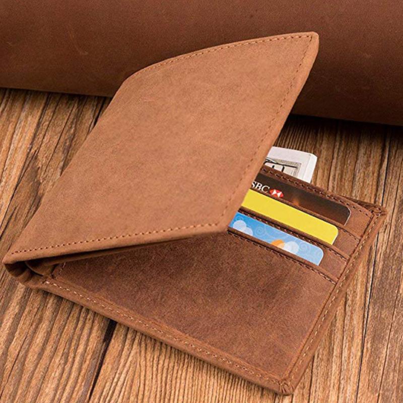 Avelena | Grav wallet echtes Lederportemonnaie