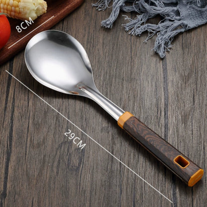 Avelena | Holzmaserung Edelstahl Besteck | 6-teiliges Set