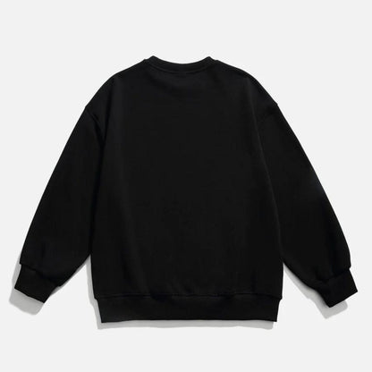 Avelena | Lässiges Sweatshirt mit Katzenmotiv aus Baumwolle