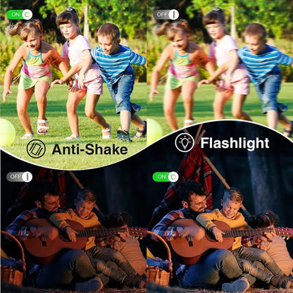 Avelena | Tragbare Digitalkamera 1080P 44MP mit 16-fachem Zoom – Kompakte Vlogging-Kamera mit LCD-Bildschirm, wiederaufladbar, perfekt für Teenager und Studenten