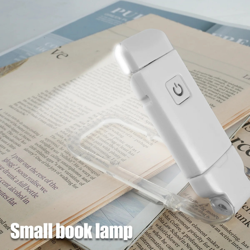 Avelena | Buchleselampen - Verstellbare LED Clip-On wiederaufladbare Buchlampe, USB-betrieben für das Lesen im Bett, am besten für Bücherwürmer und Kinder