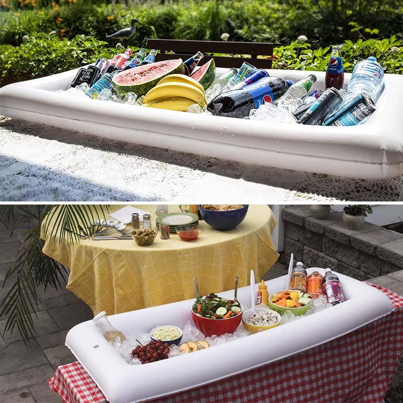 Avelena | Aufblasbares Bier-Trinktablett Bbq Picknick Pool