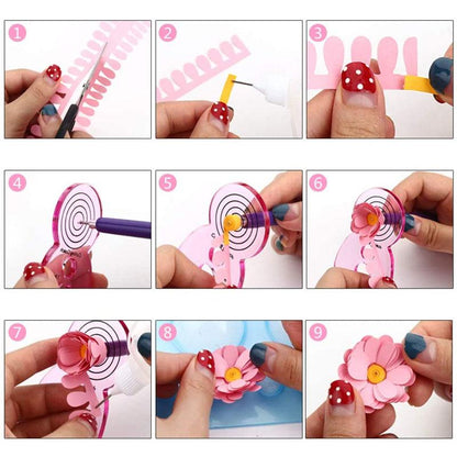 Avelena | Diy Origami Bunte Papierstreifen - 18 Pcs