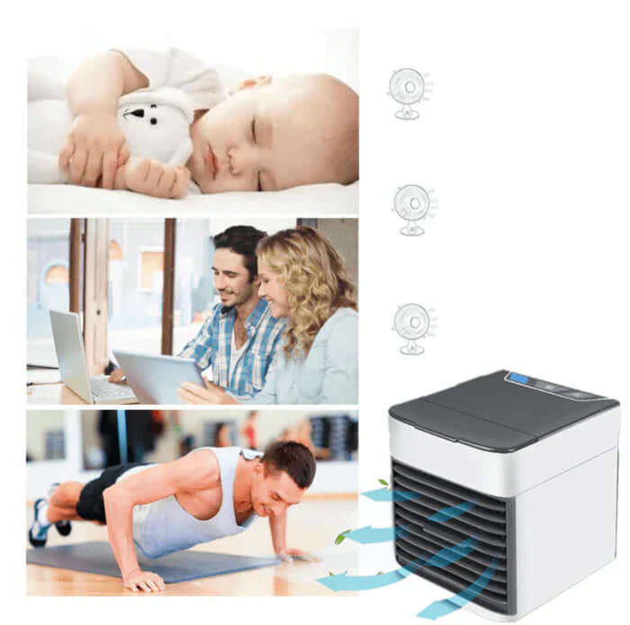 Avelena | Tragbare Mini-Klimaanlage 3-in-1 Luftkühler