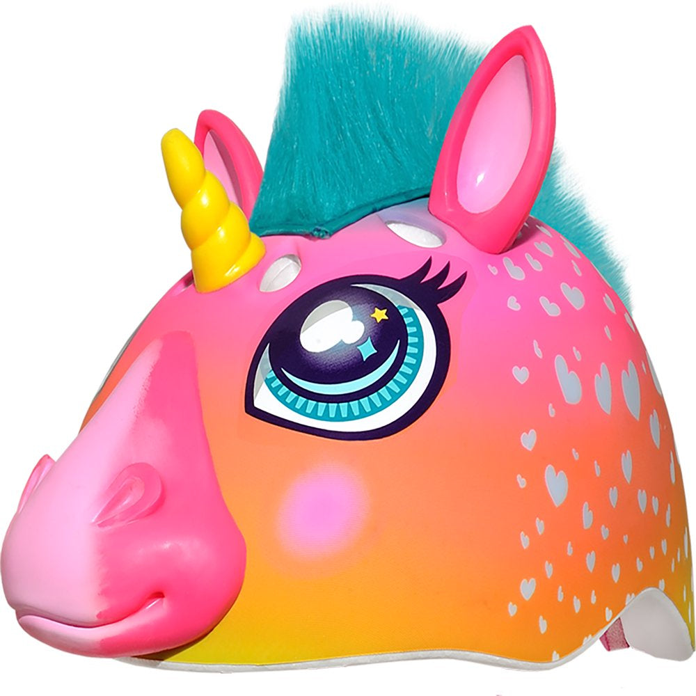 Avelena | Super Regenbogen Einhorn Fahrradhelm, Kinder 5+ (50-54Cm)