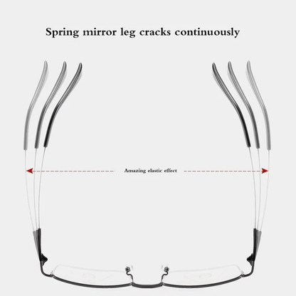 Avelena | Titanprogressive Fern- und Nahbereich Dual-Use Lesebrille