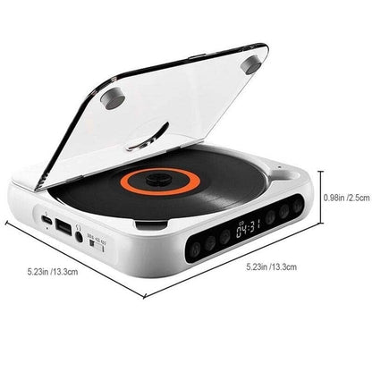 Avelena | Tragbarer Bluetooth-kompatibler CD-Player