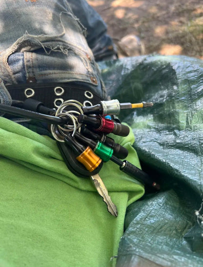 Avelena | 1/4" Sechskant-Schraubendreherkopf Halterung Wanderriegel