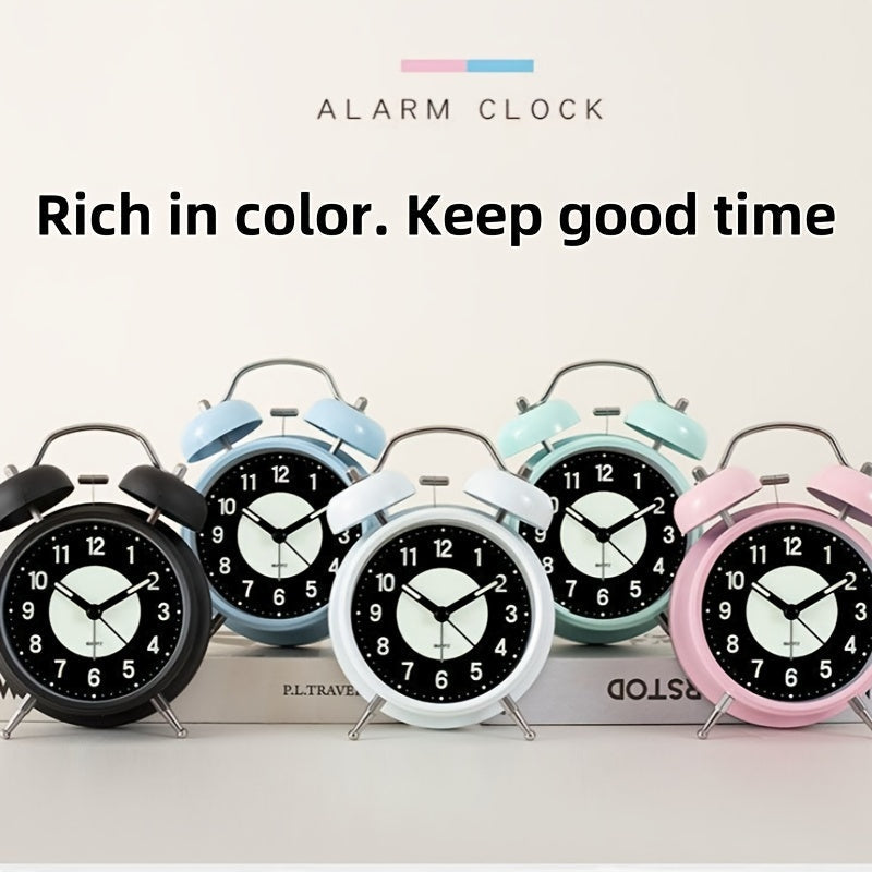 Avelena | LuminousTime - Elegante Metallwecker mit sanfter Beleuchtung für friedliche Morgen und Nächte