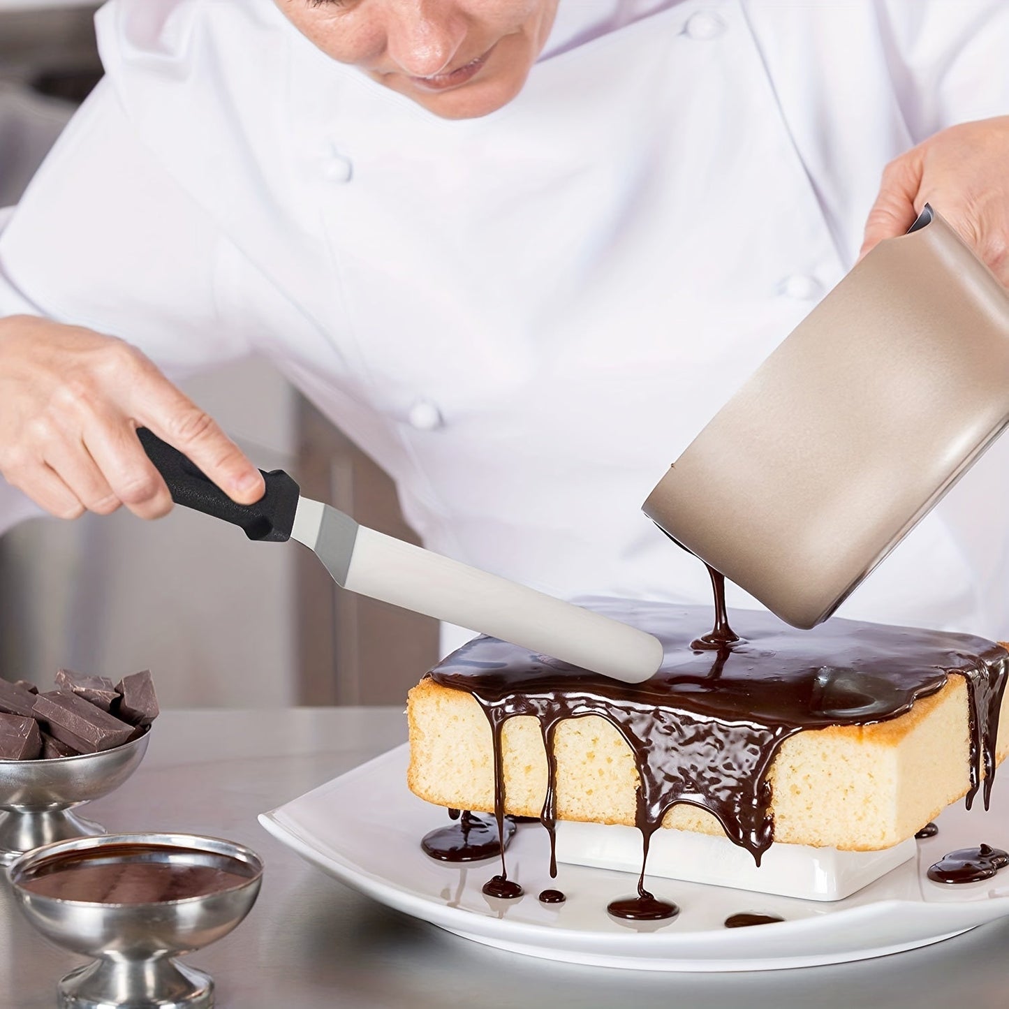 Avelena | Edelstahl Kuchenpalette Set 3 Stück