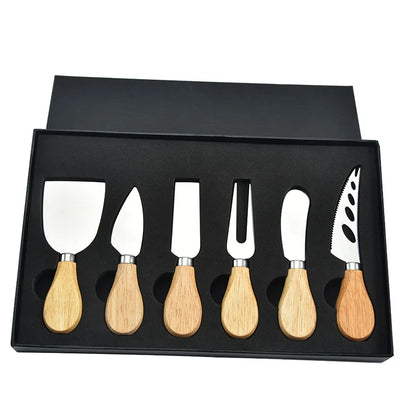 Avelena | 6 Stück Edelstahl Käsemesser für Charcuterie-Boards und Besteck