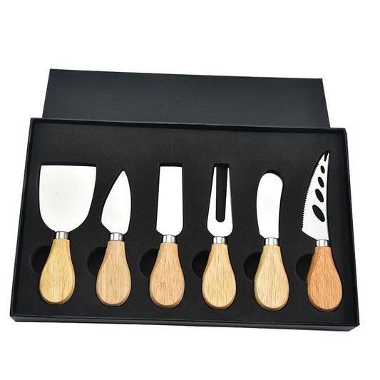 Avelena | 6 Stück Edelstahl Käsemesser für Charcuterie-Boards und Besteck