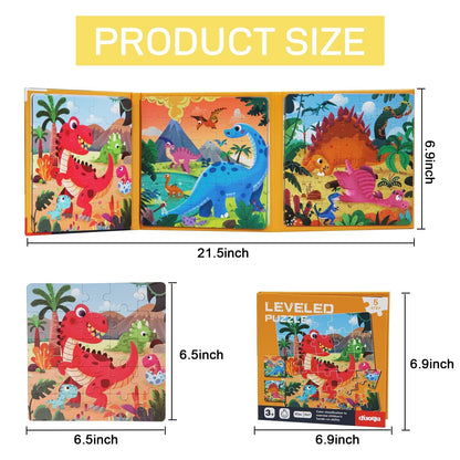 Avelena | Holz 3-in-1 Magnetischen Fortgeschrittenen Faltpuzzle