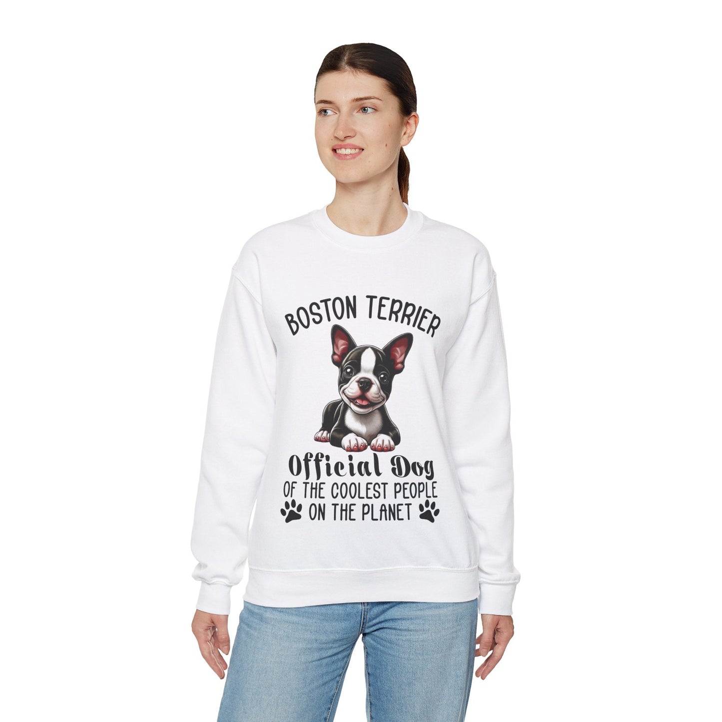 Avelena | Sinatra Unisex Sweatshirt Für Boston Terrier Liebhaber