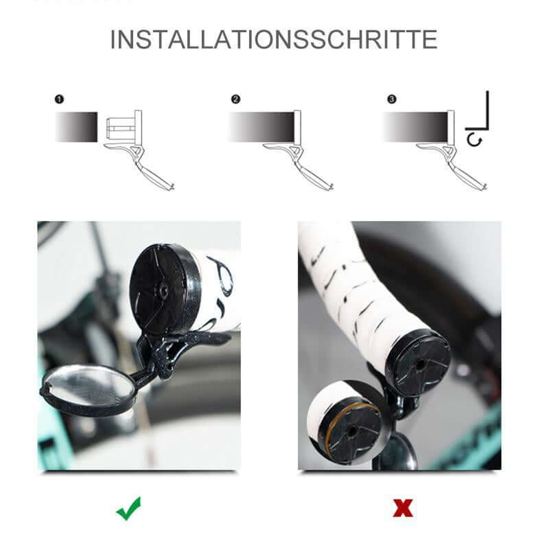 Avelena | Fahrrad Rückspiegel Flexibel & Leicht