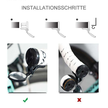 Avelena | Fahrrad Rückspiegel Flexibel & Leicht