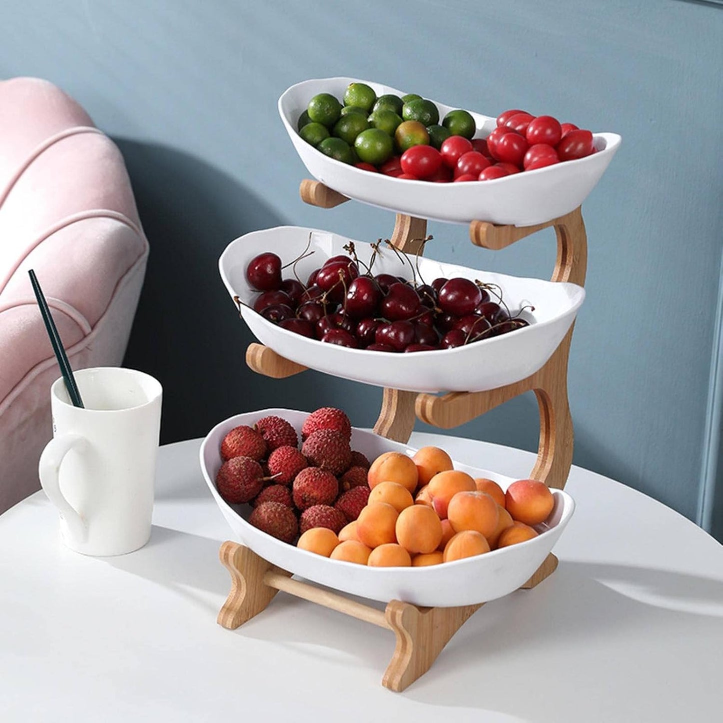 Avelena | Obstturm Eleganter Metall Obstständer