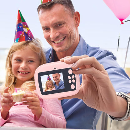 Avelena | Sofortbild-Kinderkamera mit Dualobjektiv, HD-Video und Kreativ-Kit – Lymora