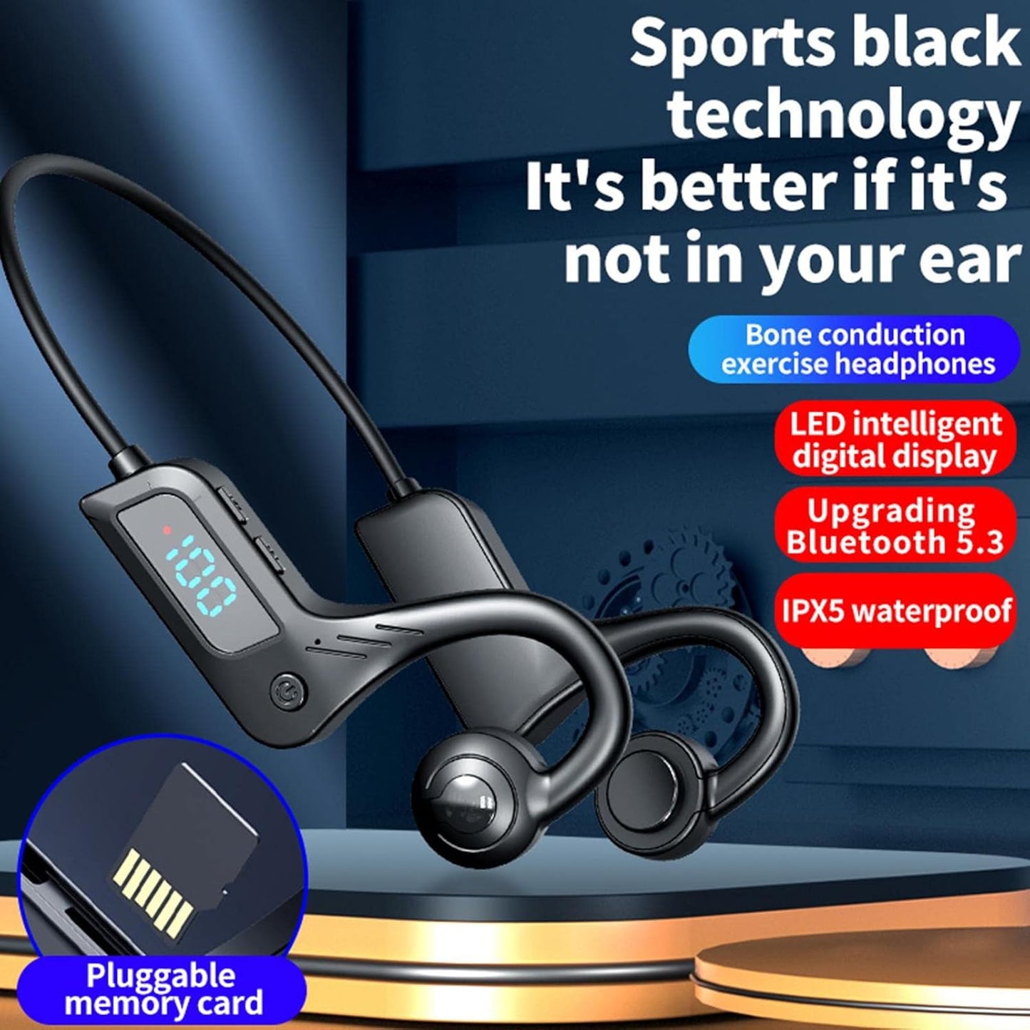 Avelena | Knochenleitende Open-Ear Wireless Kopfhörer – Audyra