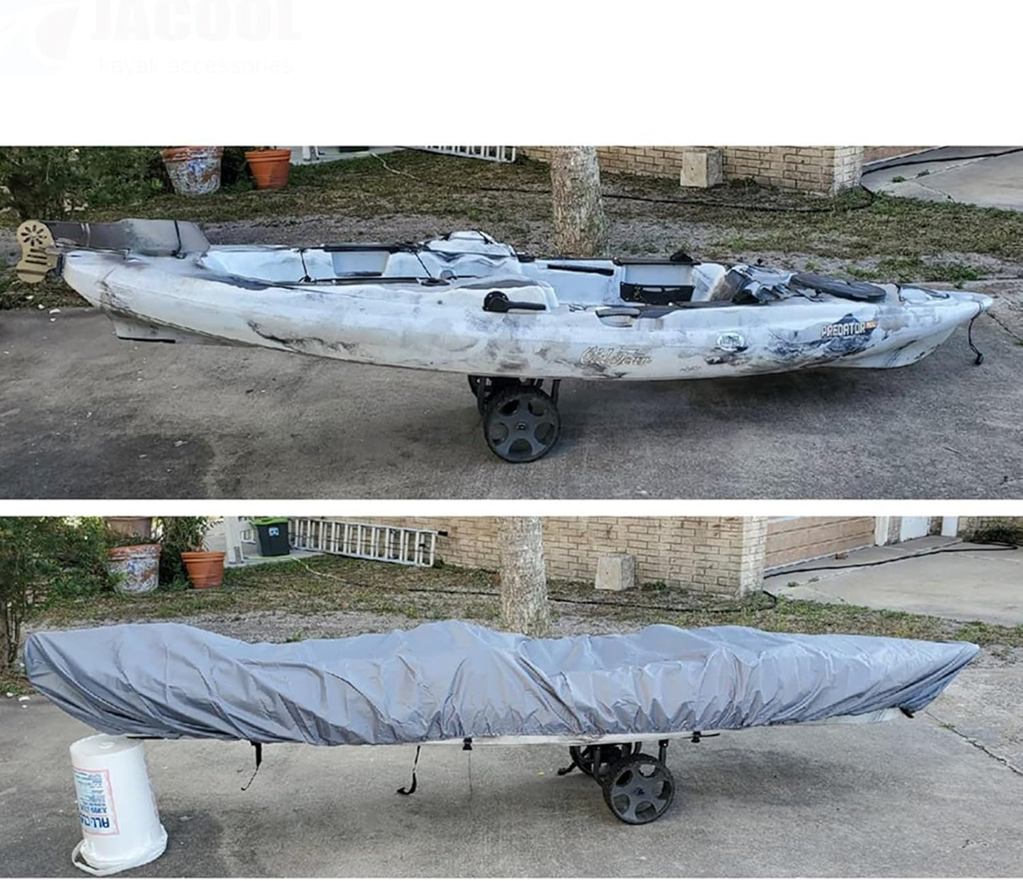 Avelena | Wasserdichtes UV-beständiges Kajak Cover mit verstellbaren Riemen – Marivor