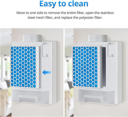 Avelena | 3-in-1 Innen-Trockner-Abluftsatz mit Filter und Wasserbehälter