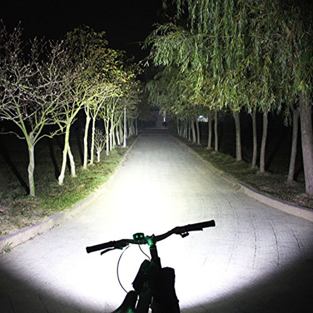 Avelena | Tansoren 4000 Lumen Aufladbares Fahrradlicht Wasserdichtes Led Hauptlicht für Nachtritte