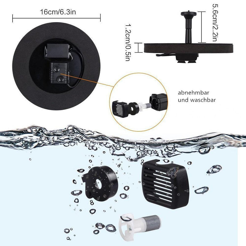 Avelena |  Solar Springbrunnen Pumpe