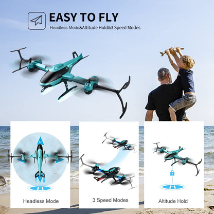 Avelena | RC Helicopter Drone mit 1080P HD Kamera für Kinder Erwachsene