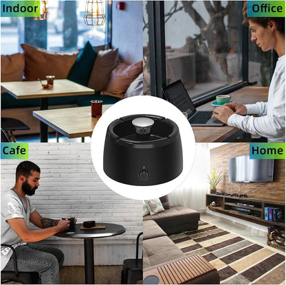 Avelena | Geruchloser Rauchfreier Aschenbecher - Tragbarer Rauchfänger mit Duftfilter