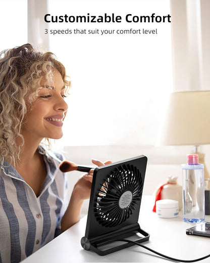 Avelena | Starker Wind Ultraleiser Kleiner Tischventilator