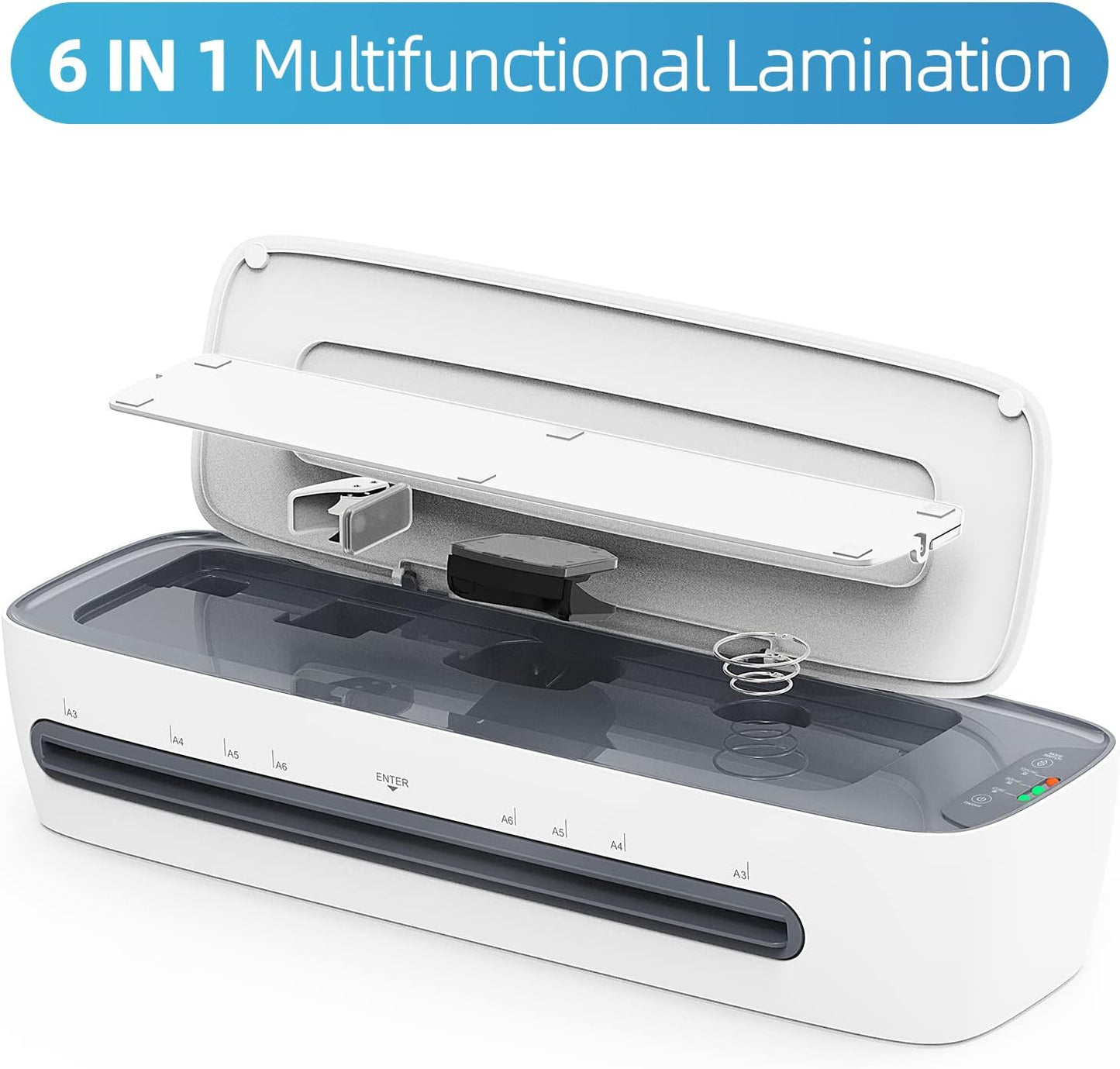 Avelena | A3 Desktop Laminator Set mit heißer & kalter Mode und 6-in-1-Funktionen – Lexaro