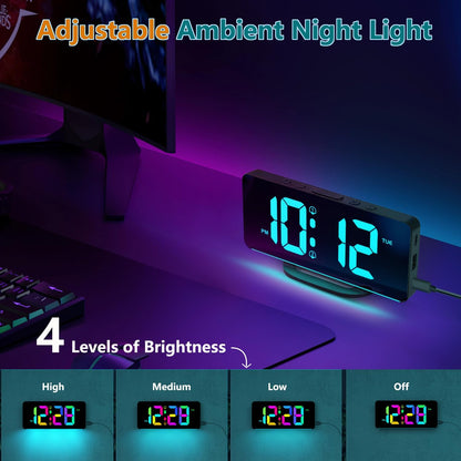 Avelena | 11,5-Zoll Digitaler Kalender Tagesuhr mit 19 Erinnerungen – Claryon