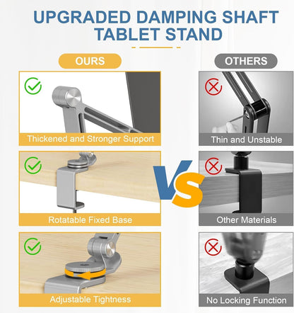 Avelena | Verstellbarer Aluminium-Tablet-Ständer mit 360° Drehung – Movaro