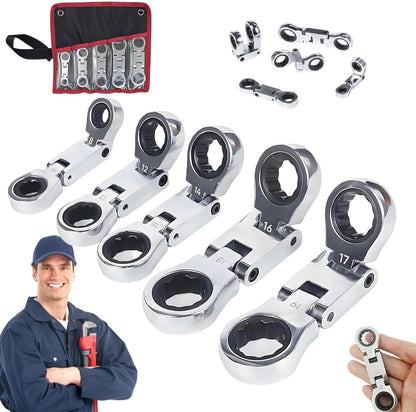 Avelena | Doppelantrieb Flex Kopf Ratschen-Schraubenschlüssel – Torvex