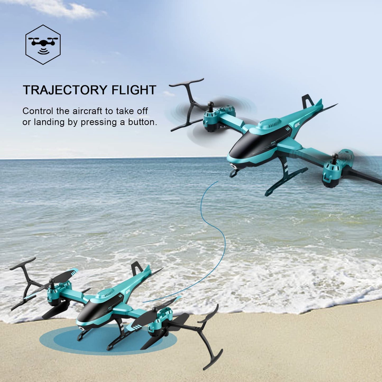 Avelena | RC Helicopter Drone mit 1080P HD Kamera für Kinder Erwachsene