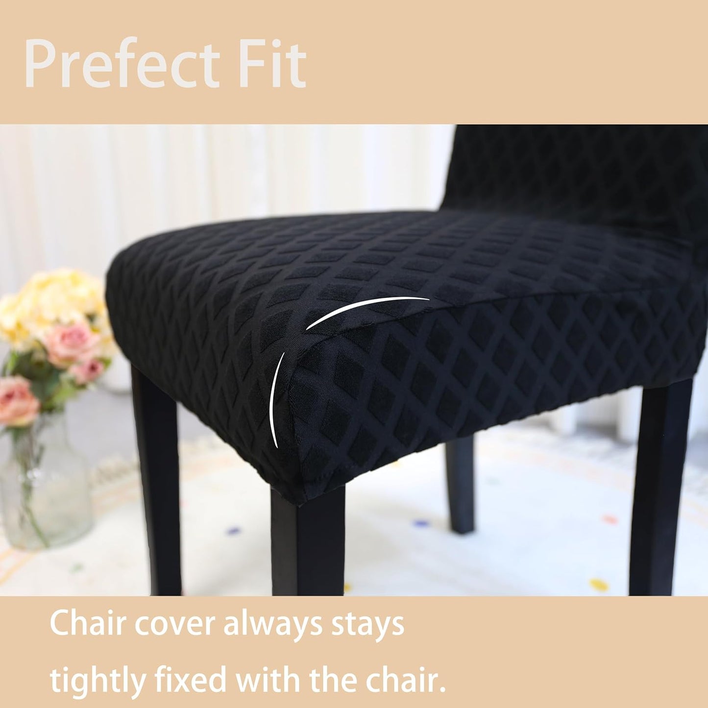 Avelena | Stretch Esszimmerstuhlbezüge Set – ChairGuard