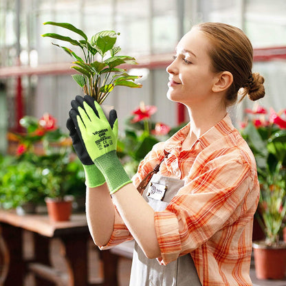 Avelena | Arbeitshandschuhe mit Wunder-Grip – Rutschfeste Handschuhe für Gartenarbeit und Handwerk