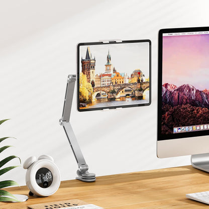 Avelena | Verstellbarer Aluminium-Tablet-Ständer mit 360° Drehung – Movaro