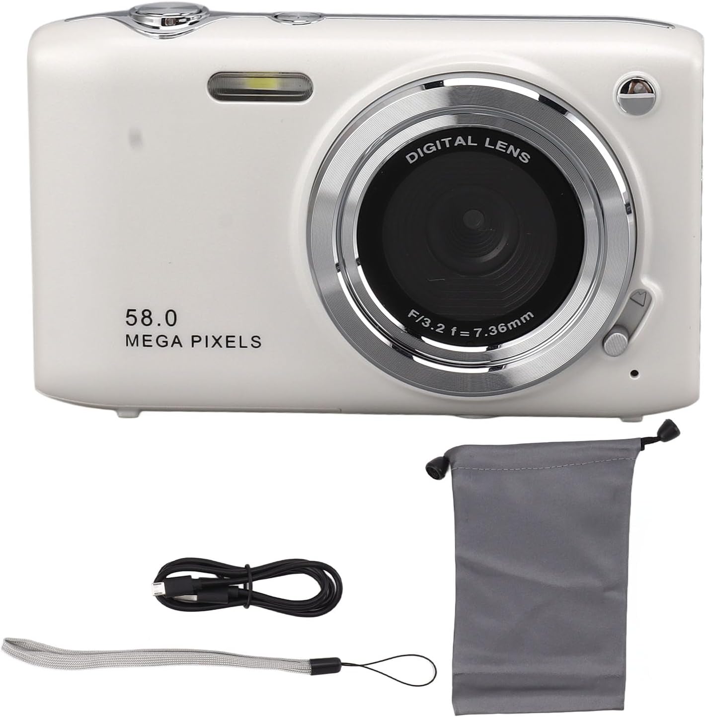 Avelena | 4K Kompakte Digitalkamera mit 58MP Fotos und 16X Zoom – Lumora