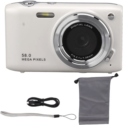 Avelena | 4K Kompakte Digitalkamera mit 58MP Fotos und 16X Zoom – Lumora