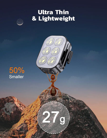 Avelena | Ultra Slim USB wiederaufladbares Fahrradlicht-Set mit 4+6 Modi – SlimBeam