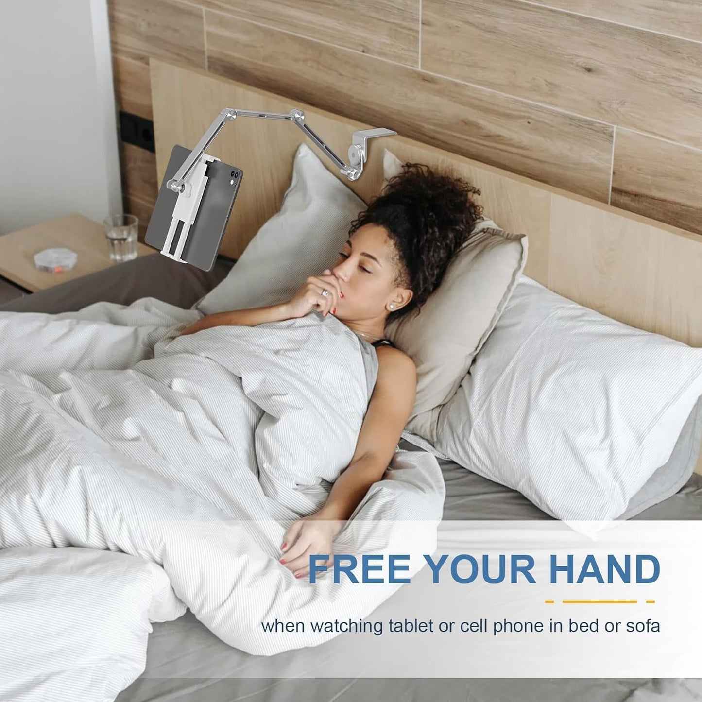 Avelena | Verstellbarer Aluminium-Tablet-Ständer mit 360° Drehung – Movaro