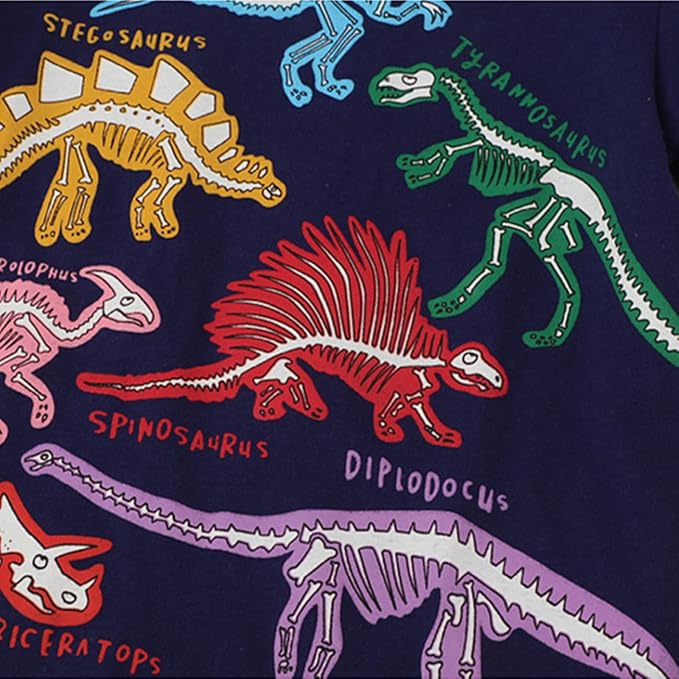Avelena | Icone Dinoshirt Kinder Glow In The Dark Dinosaur T-Shirt