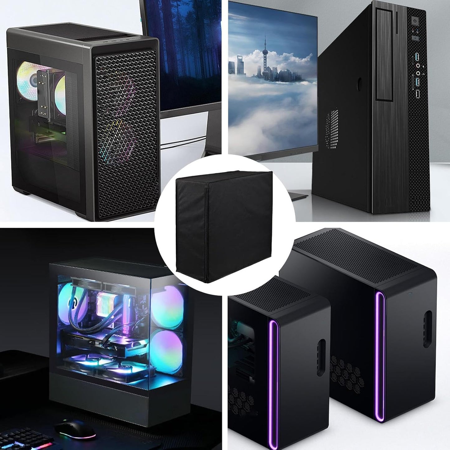 Avelena | Wasserdichter Computer-CPU-Staubschutz mit Reißverschlüssen – Cylor (1+1 GRATIS)