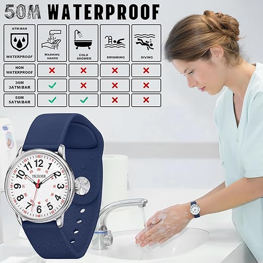Avelena | Wasserdichte Medizinische Uhr für Pflegekräfte
