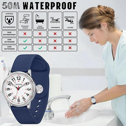 Avelena | Wasserdichte Medizinische Uhr für Pflegekräfte