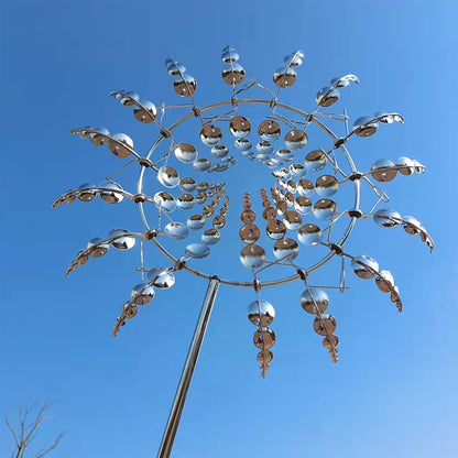 Avelena | Anti-Rost kinetische Metall Windspiel Windmühle für Außen Gartendekoration & Landschaftsgestaltung