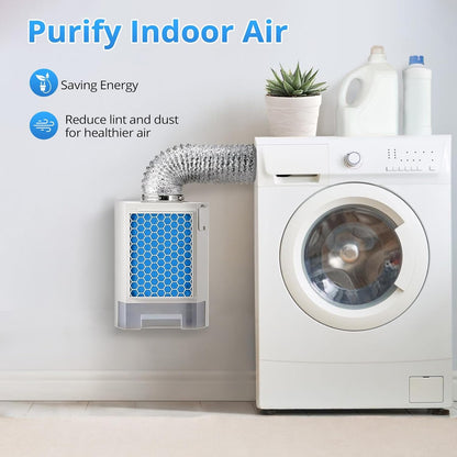 Avelena | 3-in-1 Innen-Trockner-Abluftsatz mit Filter und Wasserbehälter